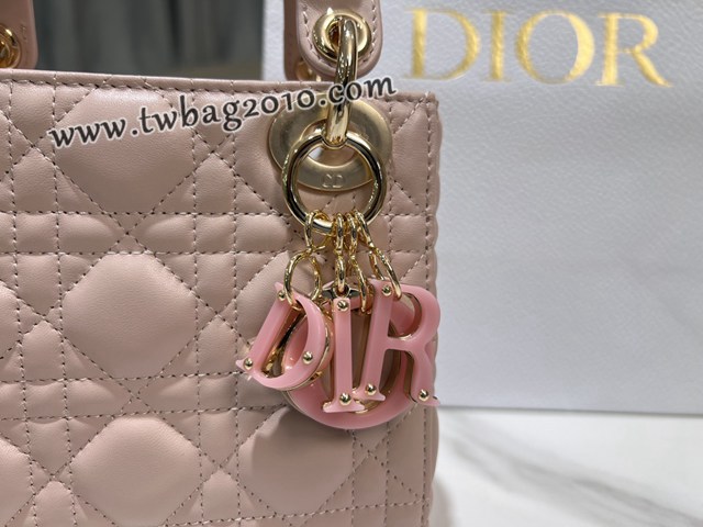 Dior专柜新款Lady女包迪奥高仿原单彩琳琅扣Lady Dior手袋三格手提女包 djfk1470